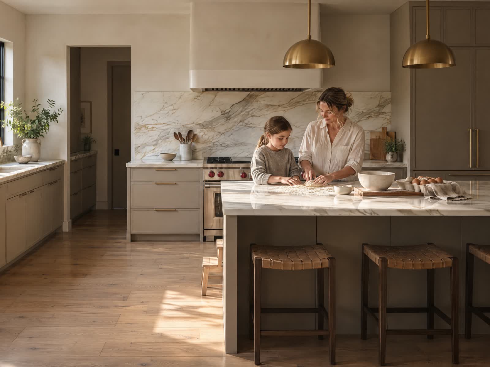 Kitchen Islands & Waterfalls by Enchanted Kitchens